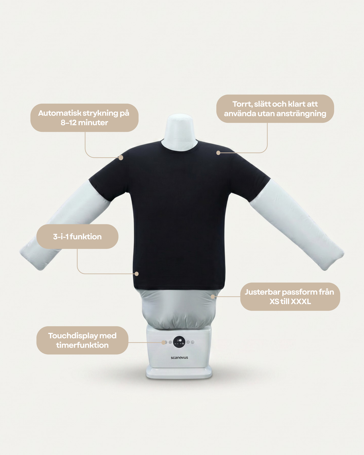 Secadora Automática 4.0™ – Seca y Plancha tu Ropa en Minutos.