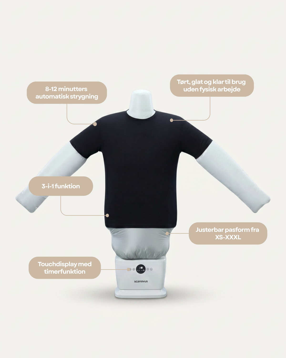 Secadora Automática 4.0™ – Seca y Plancha tu Ropa en Minutos.